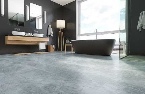 Кварцевый ламинат Fargo Stone Дымчатый Меланит 61S455  Кварцевый ламинат Fargo Stone Дымчатый Меланит 61S455